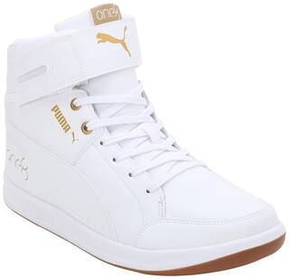 Puma One8 Prime Mid Classic Sneakers Shoes For Men (White)