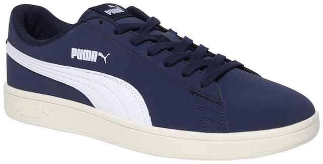 Puma Smash v2 Buck Classic Sneakers Shoes For Men (Blue)
