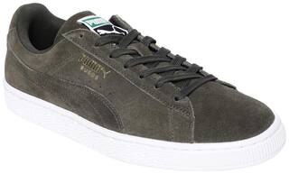 Puma Suede Classic + Classic Sneakers Shoes For Men (Green)