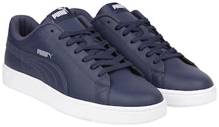 Puma Court Breaker Derby L Classic Sneakers Shoes For Men (Blue)