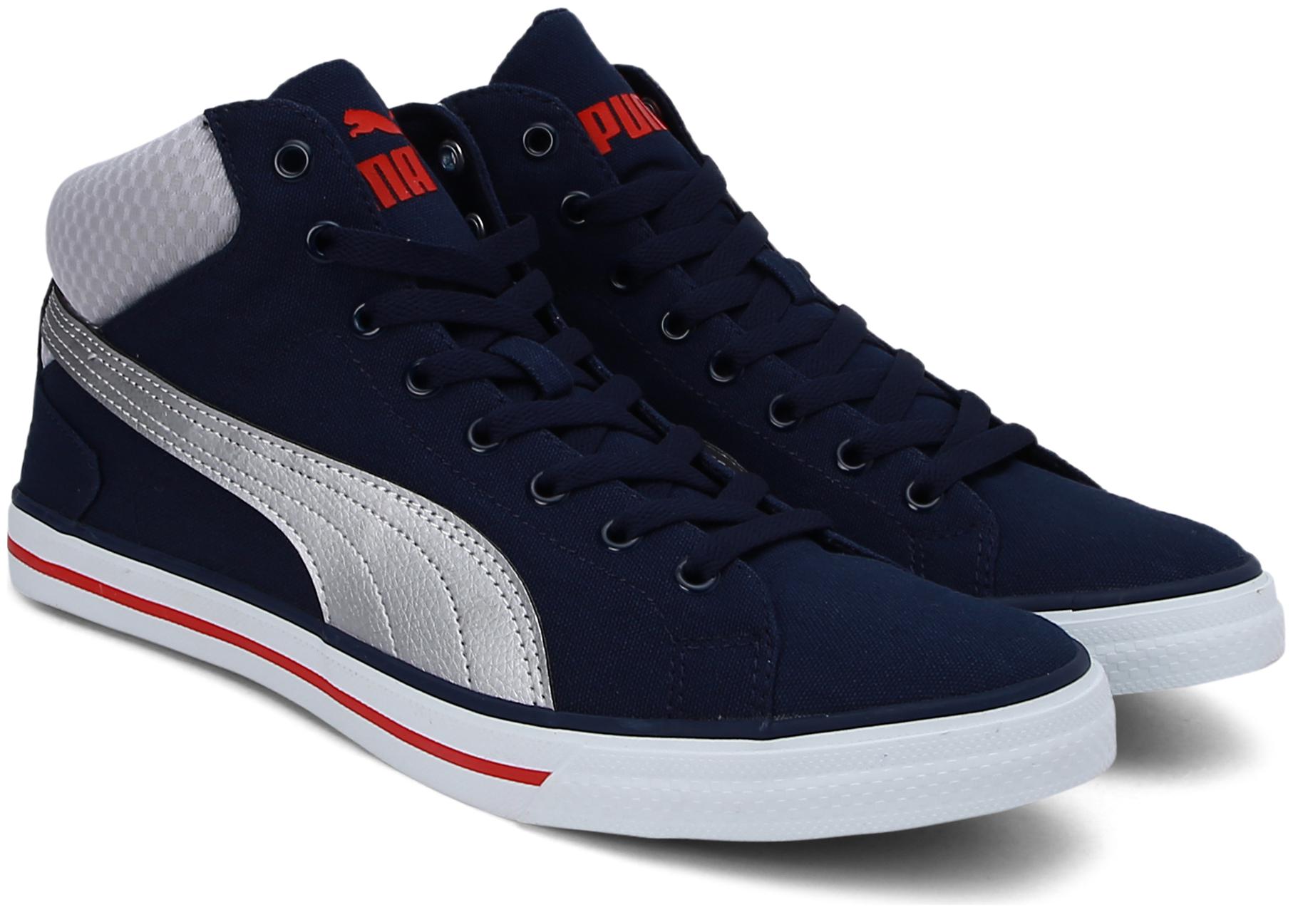 

Puma Delta Mid NU IDP Peacoat-High Risk Red-P Men Blue Sneakers