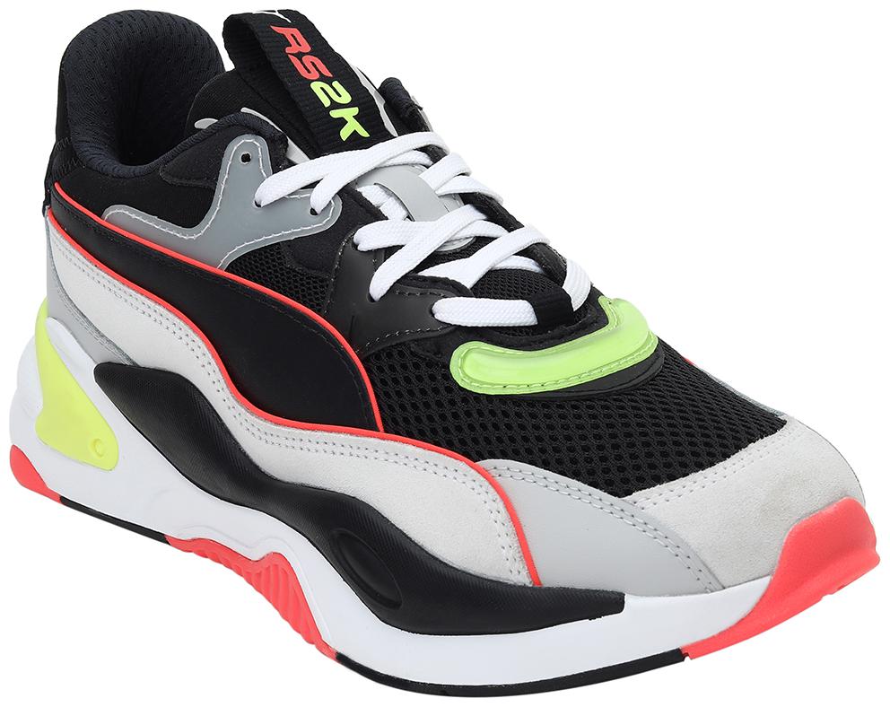 

Puma RS-2K Internet Exploring Unisex Yellow Black Classic Sneakers - 373309