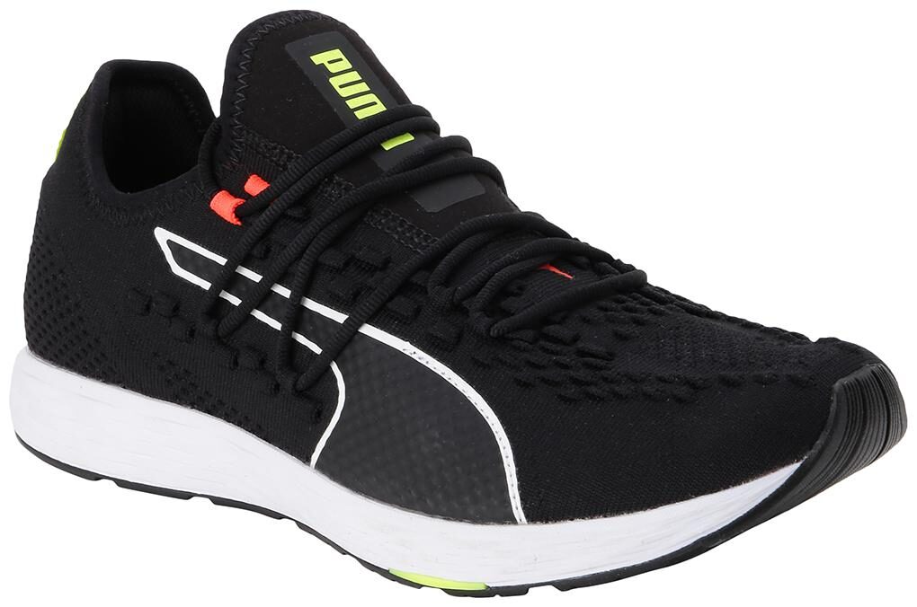 

Puma Men SPEED 300 RACER Black-Nrgy Red-Yell Running Shoes ( Red )