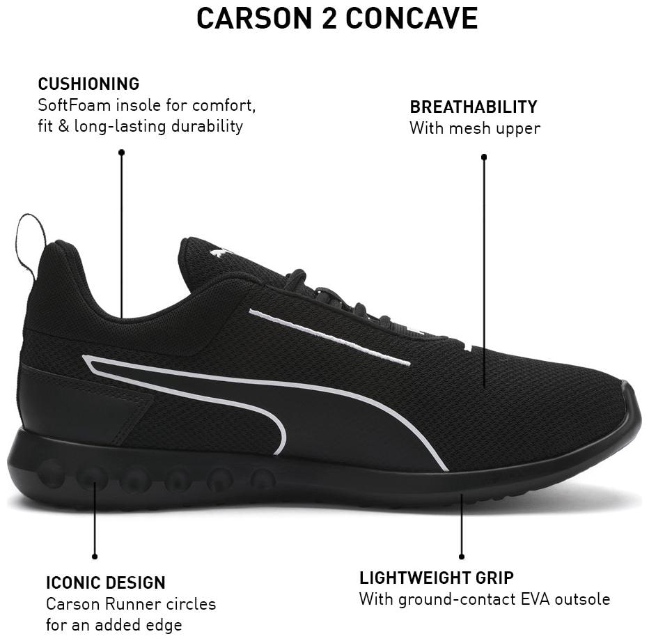 

Puma Men Carson 2 Concave Running Shoes ( Black )