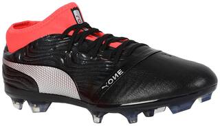 Puma ONE 18.2 FG Football Shoes For Men (Black )