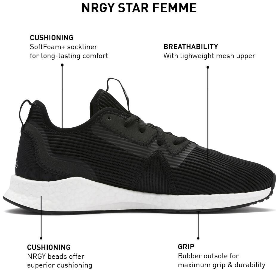 

Puma Women NRGY Star Femme Wn s Running Shoes ( Black )