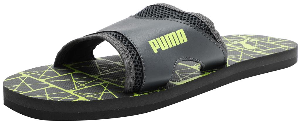 

Puma Stellar Slide IDP Dark Shadow-Limepunch Slippers Flip Flops For Men