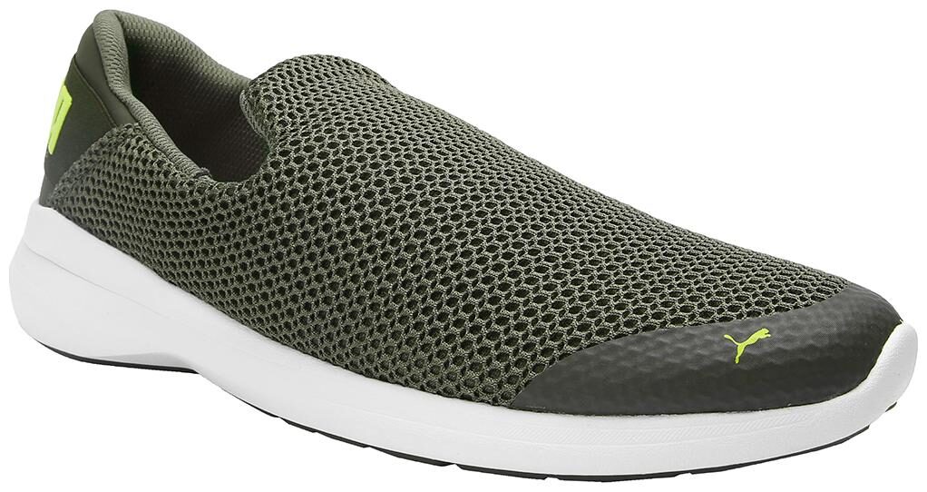 

Puma Stride Evo Slip on IDP Men Green Classic Sneakers - 368175