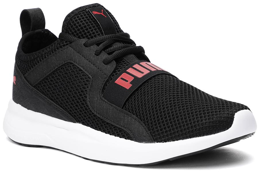 

Puma Men Troy MU IDP Black-High Risk Red-Pum Running Shoes ( Black )