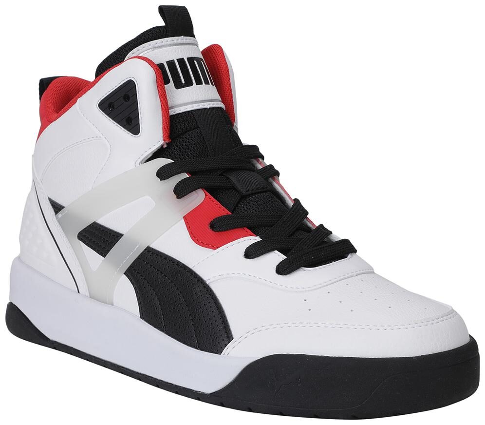 

Puma PUMA Backcourt Mid Men s Sneakers Unisex White Classic Sneakers - 374139