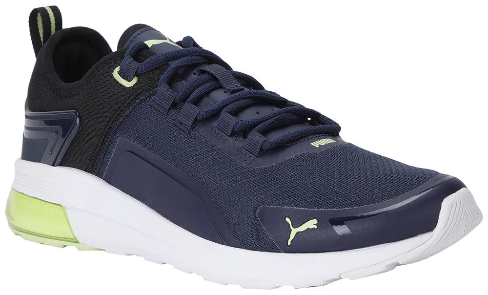 

PUMA Unisex Textile Fabric Textured Running Shoes Blue