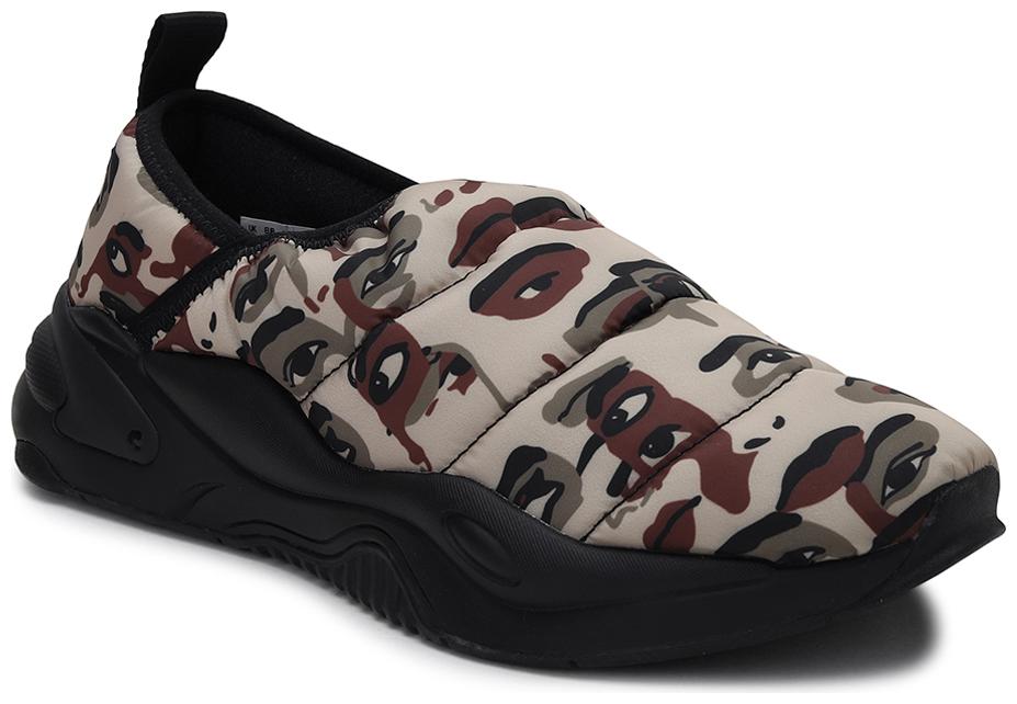 

PUMA Unisex Textile Fabric Textured Running Shoes Beige