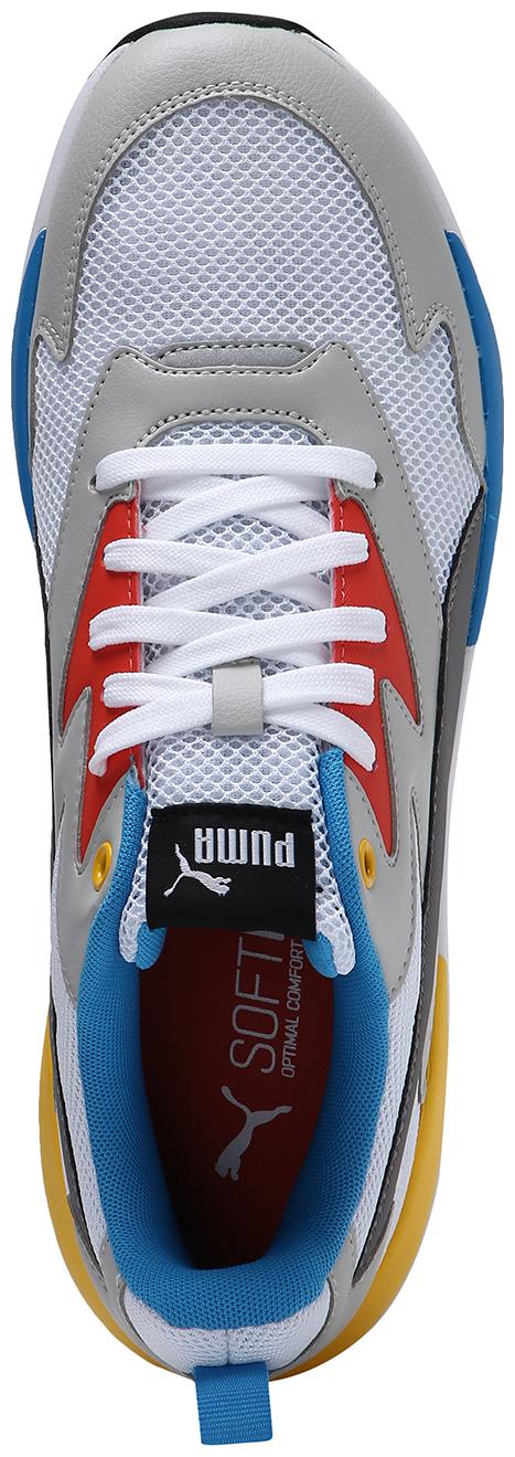 

PUMA Unisex Textile Fabric Textured Running Shoes White