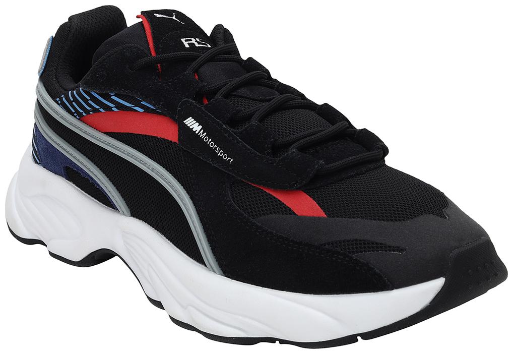 

Puma BMW MMS RS-Connect Unisex Black Classic Sneakers - 306772