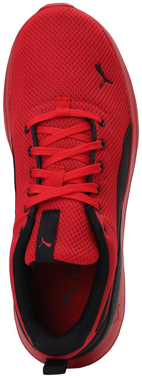 

PUMA Unisex Textile Fabric Textured Running Shoes Blue