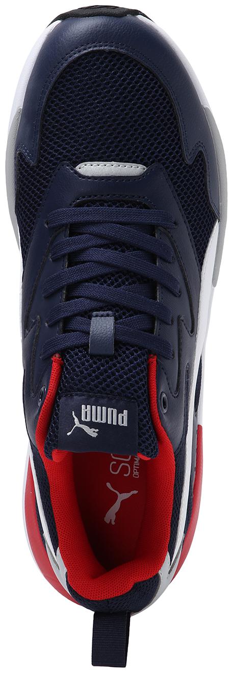 

PUMA Unisex Textile Fabric Textured Running Shoes Blue