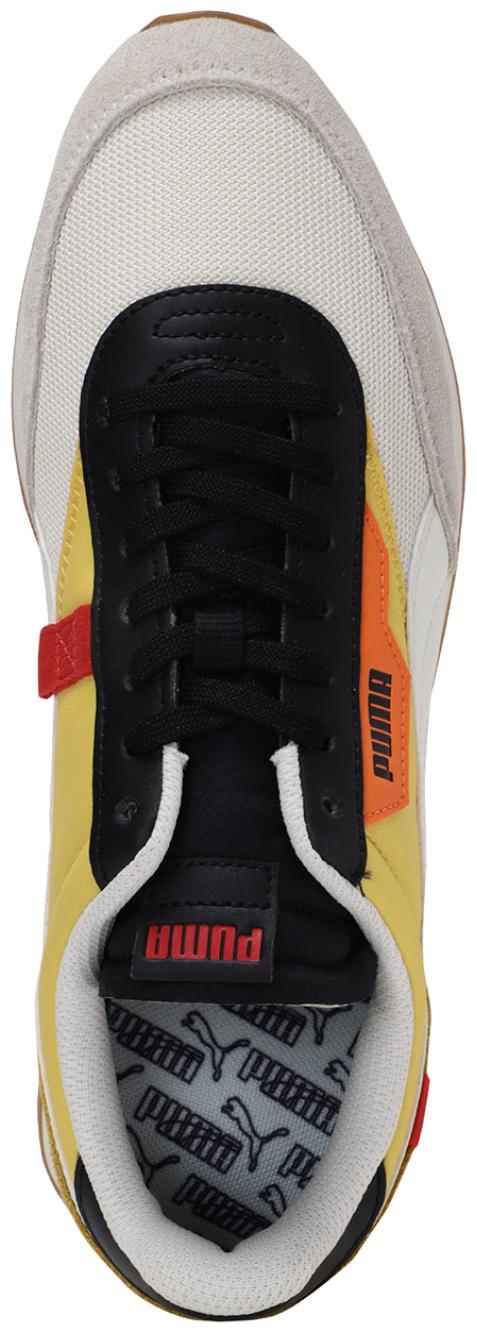 

PUMA Unisex Textile Fabric Textured Running Shoes White