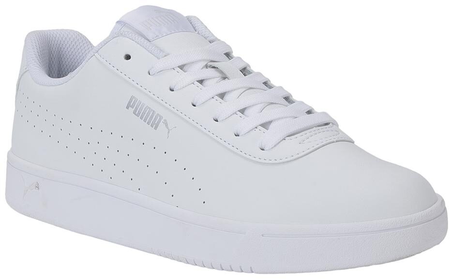 

Puma Court Pure Unisex White Classic Sneakers - 374766