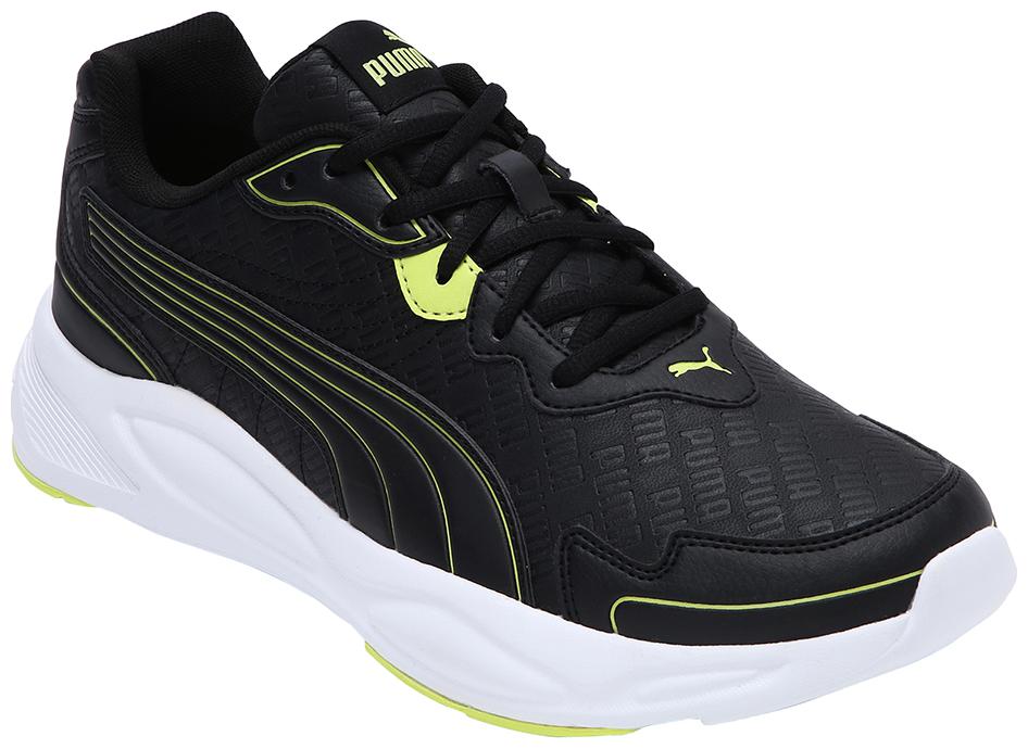 

PUMA Unisex Synthetic Textured Running Shoes Black