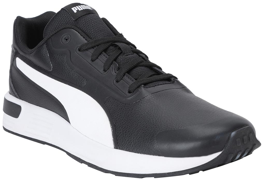 

PUMA Unisex Synthetic Textured Running Shoes Black