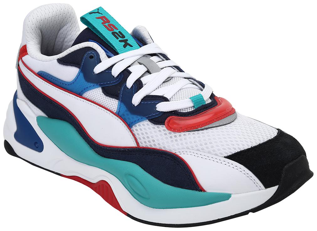 

PUMA Unisex Textile Fabric Textured Running Shoes White