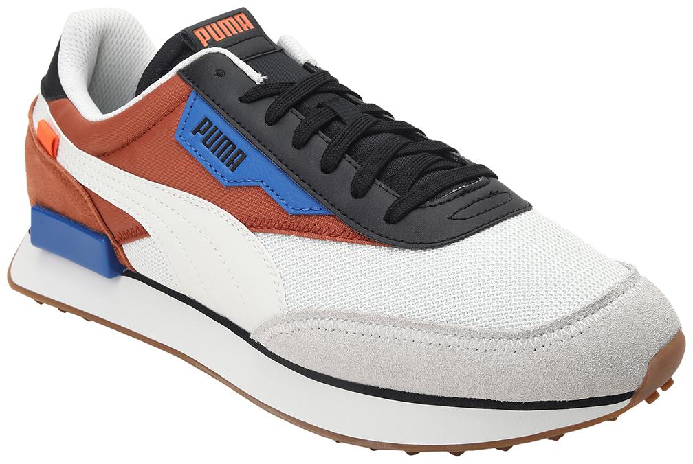 

PUMA Unisex Textile Fabric Textured Running Shoes Grey
