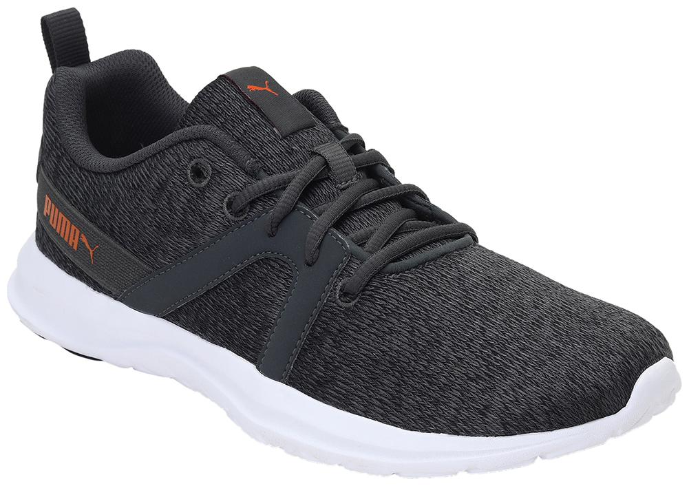

PUMA Unisex Textile Fabric Textured Running Shoes Grey