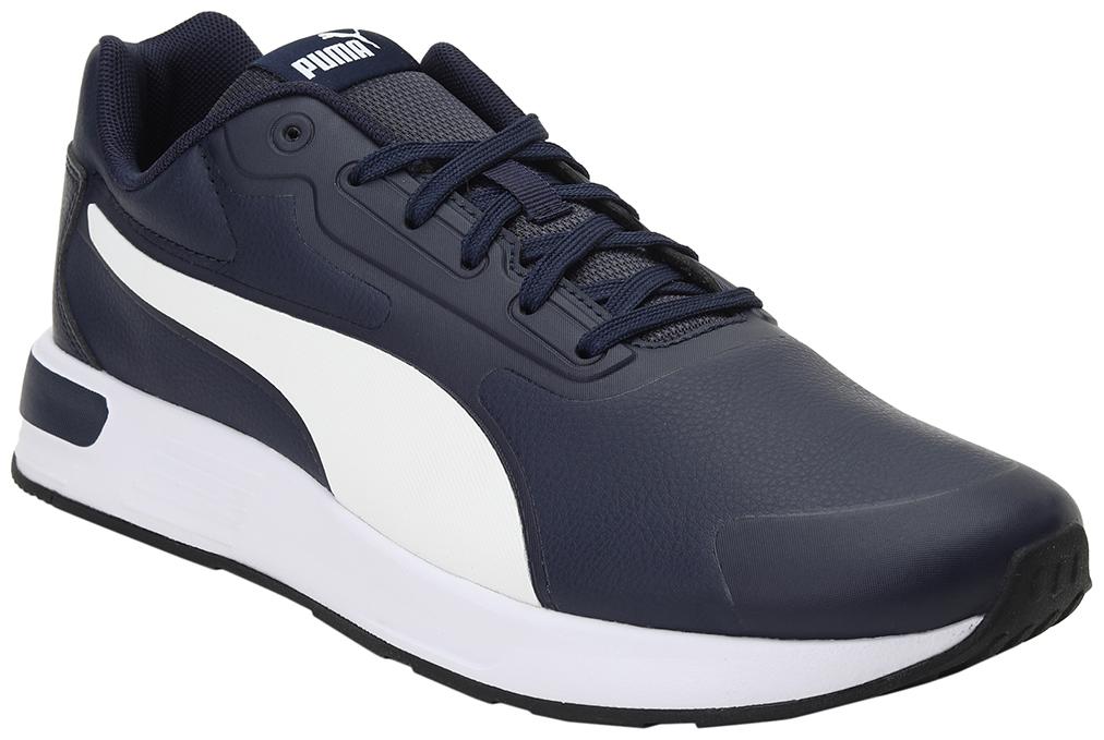 

PUMA Unisex Synthetic Textured Running Shoes Blue