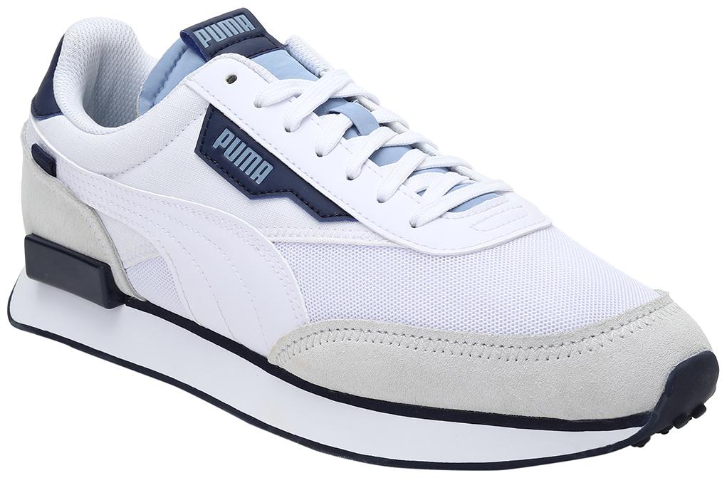 

PUMA Unisex Textile Fabric Textured Running Shoes White