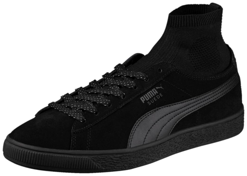 

Puma Women Suede Classic Sock Training Gym Shoes ( Black )
