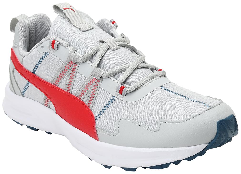 

PUMA Unisex Textile Fabric Textured Running Shoes White