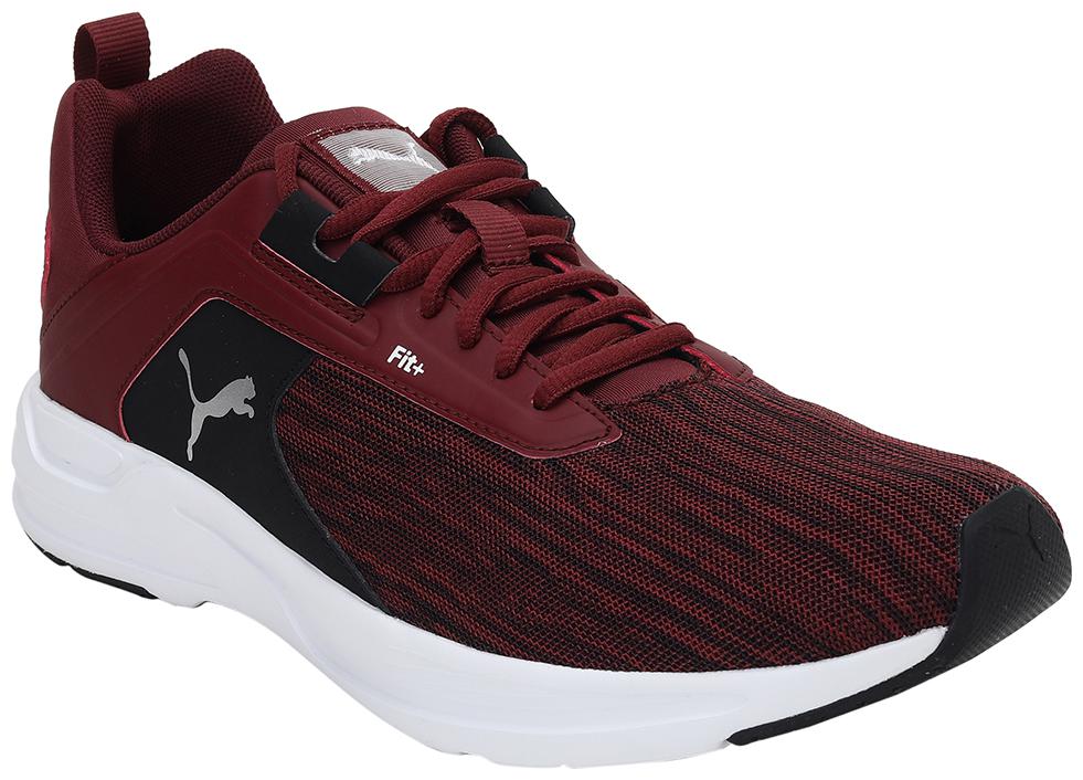 

PUMA Unisex Textile Fabric Textured Running Shoes White