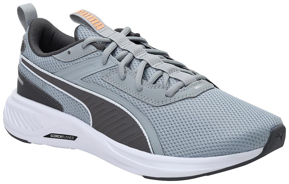 

PUMA Unisex Textile Fabric Textured Running Shoes Grey