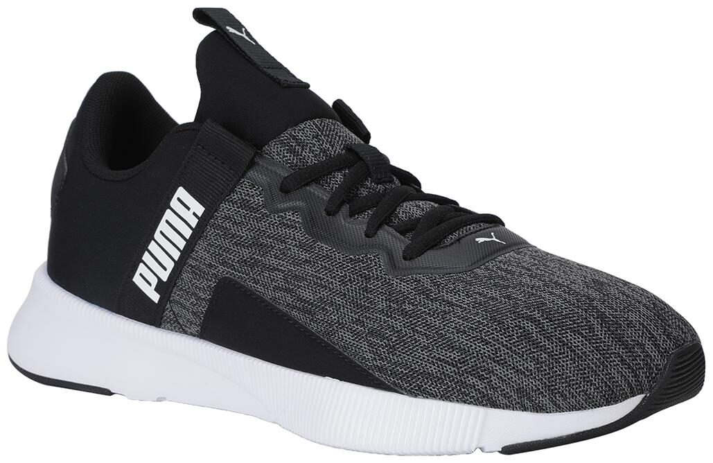 

PUMA Unisex Textile Fabric Textured Running Shoes Black
