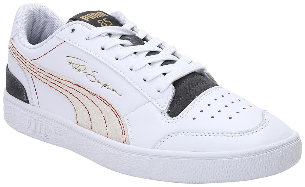 

Puma Ralph Sampson Lo Decades Unisex White Classic Sneakers - 375909