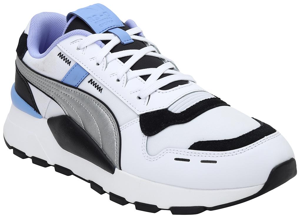 

PUMA Unisex Textile Fabric Textured Running Shoes Black