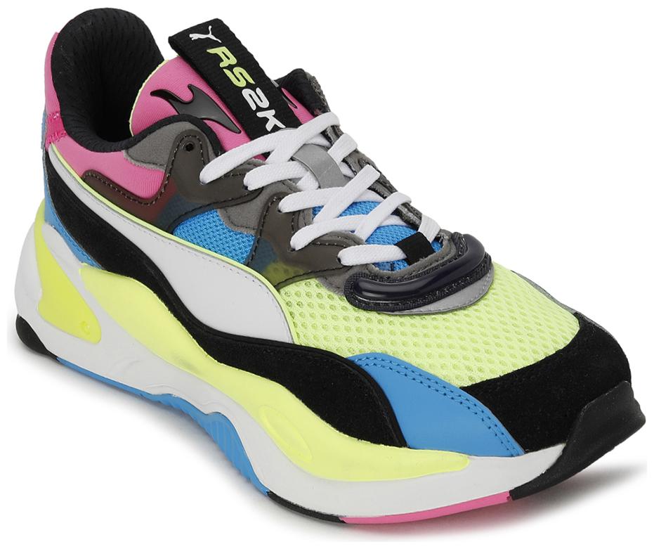 

PUMA Unisex Textile Fabric Textured Running Shoes Black
