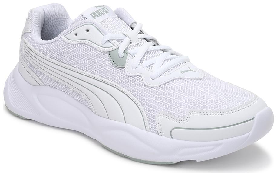 

PUMA Unisex Textile Fabric Textured Running Shoes White