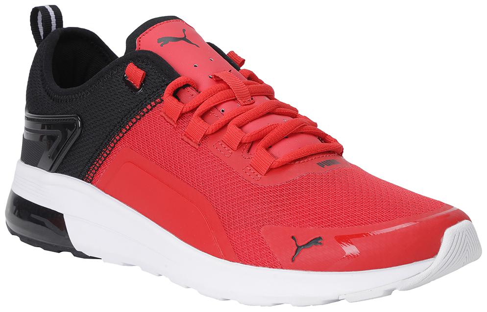 

PUMA Unisex Textile Fabric Textured Running Shoes Red