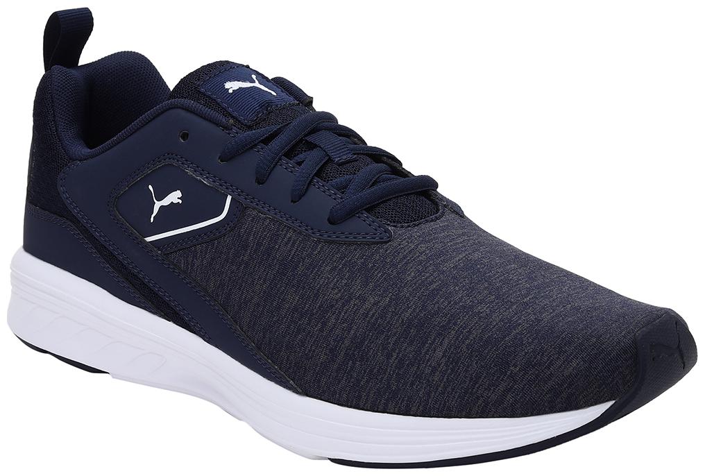 

PUMA Unisex Textile Fabric Textured Running Shoes Blue