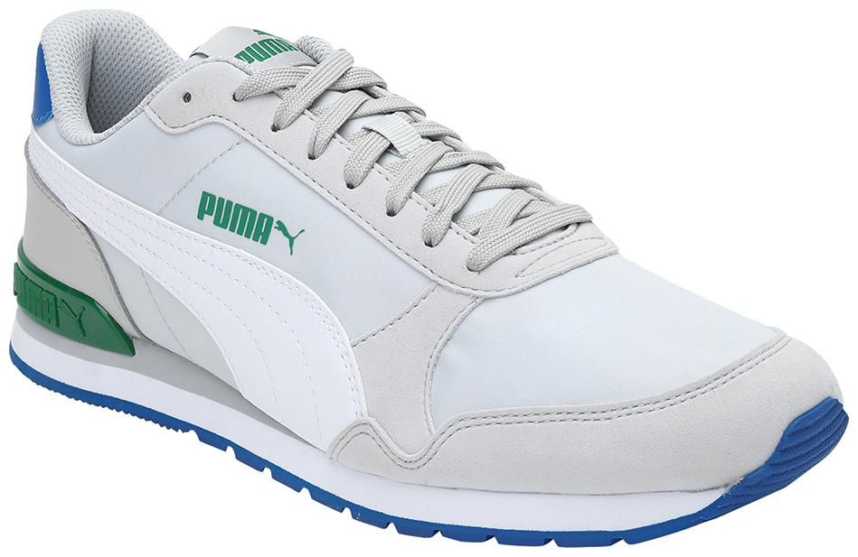 

PUMA Unisex Textile Fabric Textured Running Shoes Grey