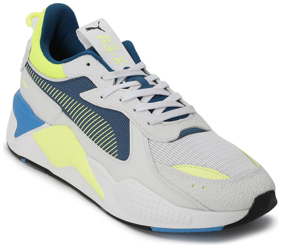 

PUMA Unisex Textile Fabric Textured Running Shoes White