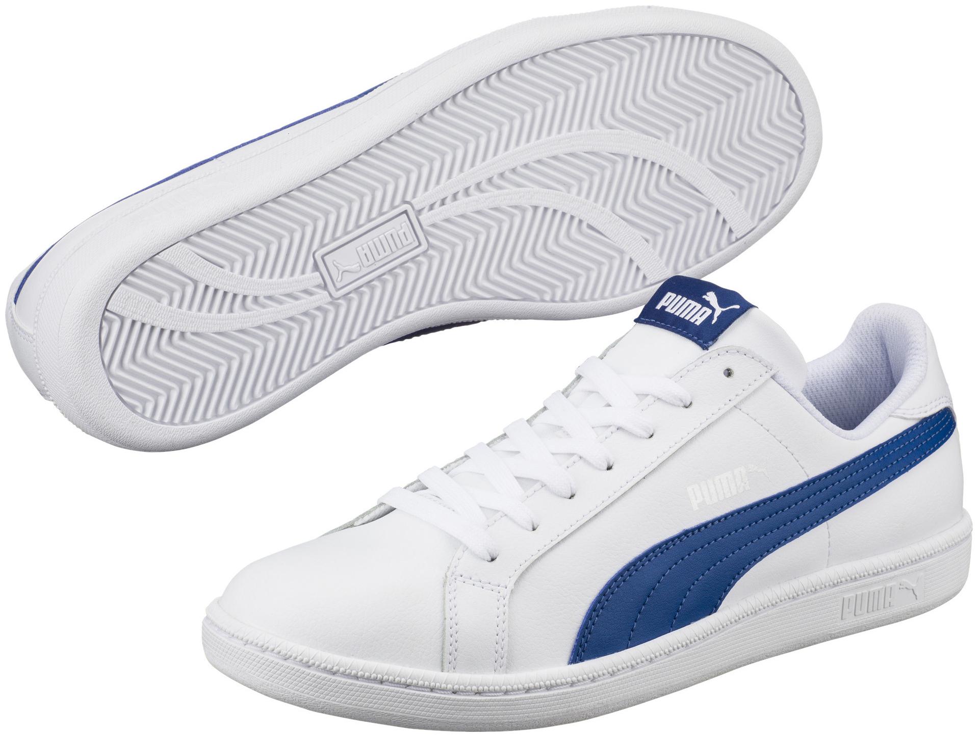 

Puma Smash Leather Men s Sneakers Unisex White Classic Sneakers - 356722