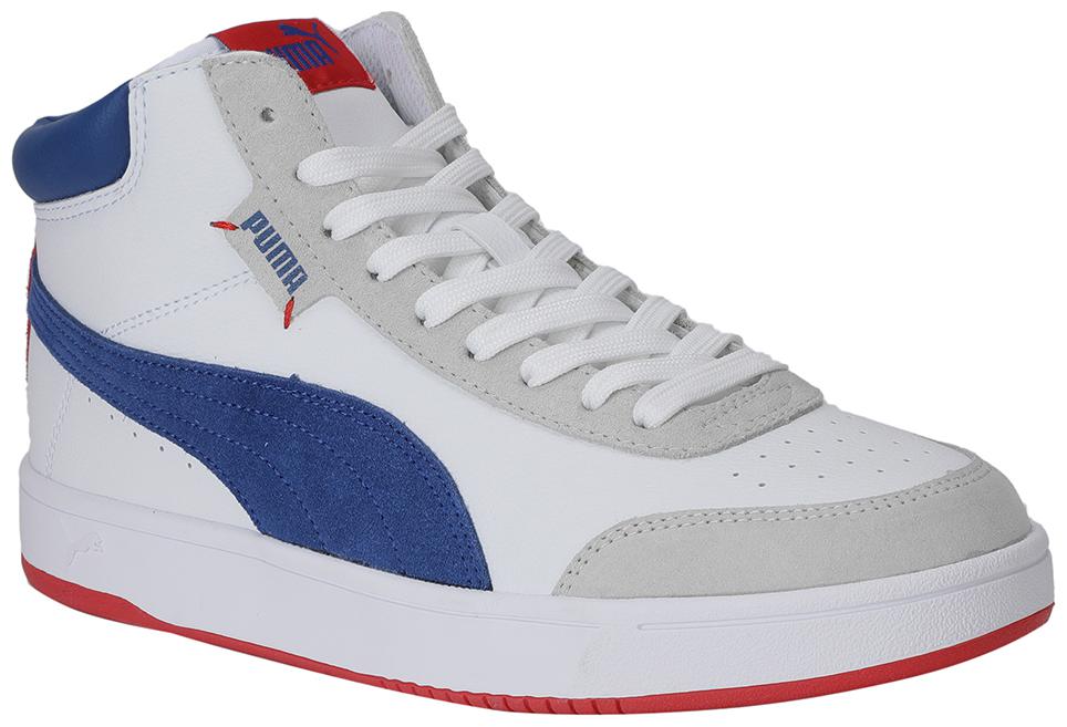 

Puma Court Legend SL Collar Unisex White Classic Sneakers - 373750