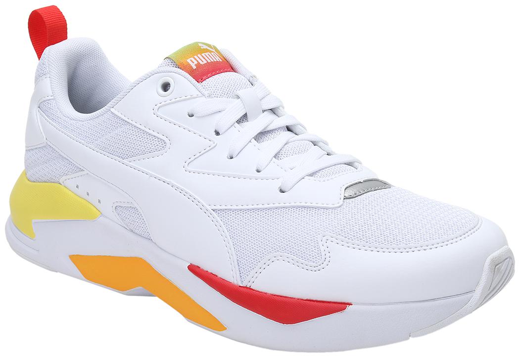 

Puma X-Ray Lite Rainbow Unisex White Classic Sneakers - 368863