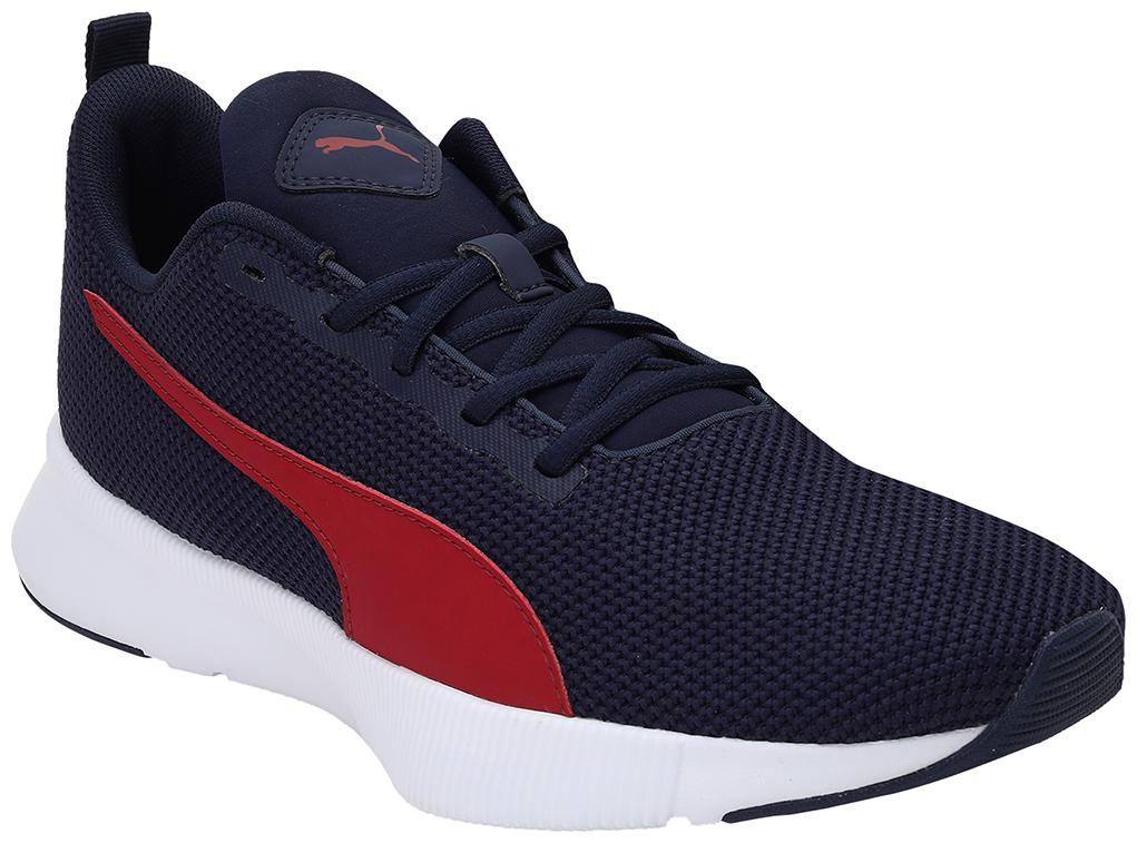 

PUMA Unisex Textile Fabric Textured Running Shoes Blue