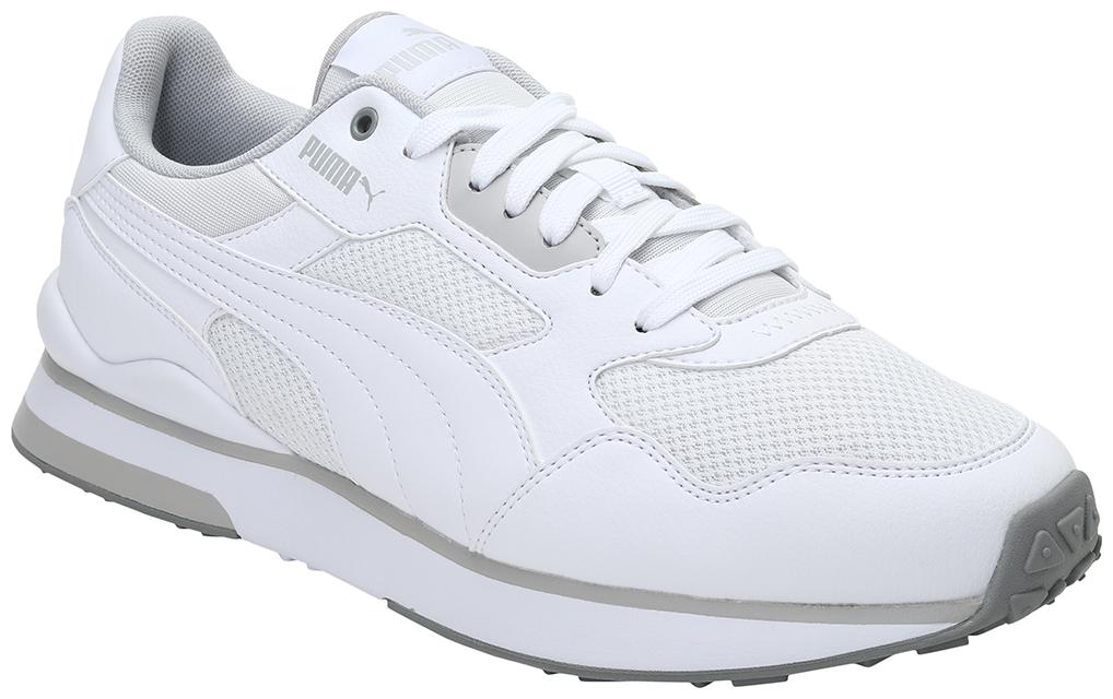 

PUMA Unisex Textile Fabric Textured Running Shoes White
