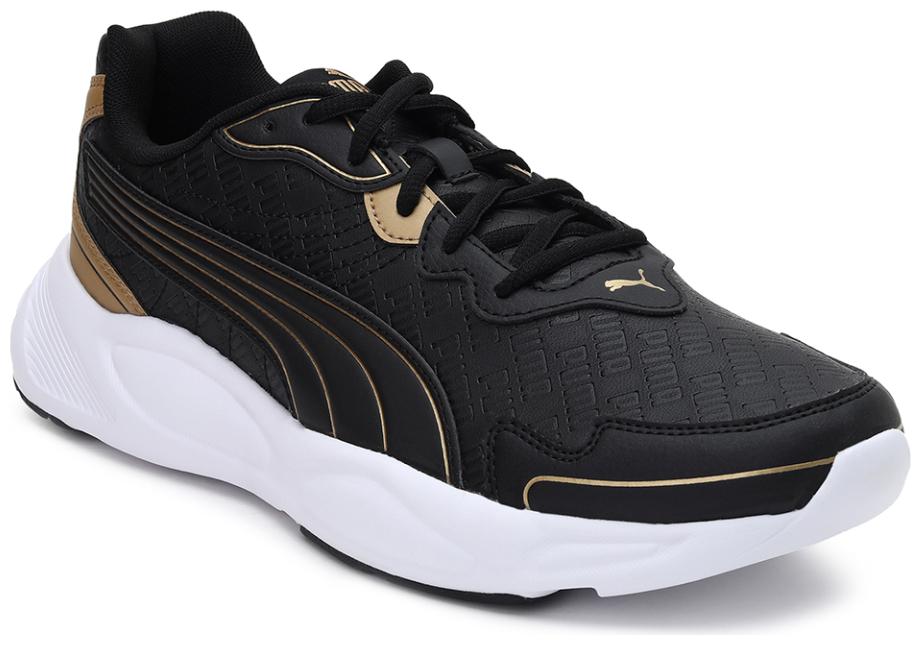

PUMA Unisex Synthetic Textured Running Shoes Black