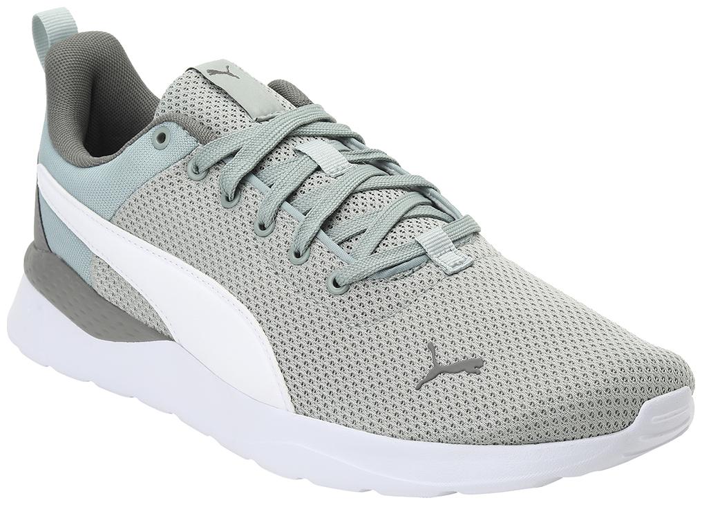 

PUMA Unisex Textile Fabric Textured Running Shoes Blue