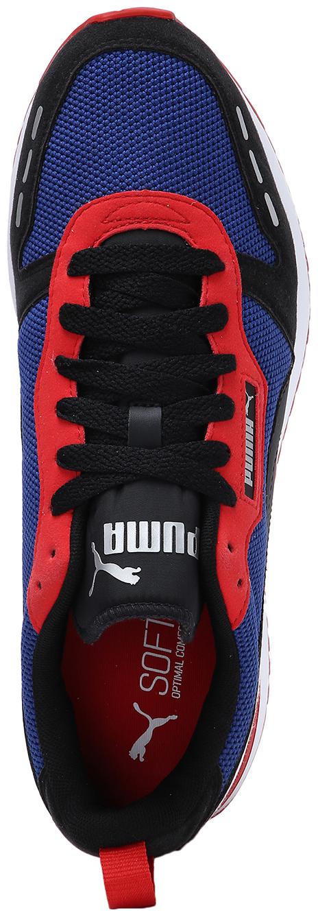 

PUMA Unisex Textile Fabric Textured Running Shoes Blue